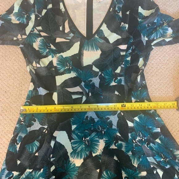 Erdem Blue Domitilla Fit and Flare Dress Size 12 - Picture 9 of 15